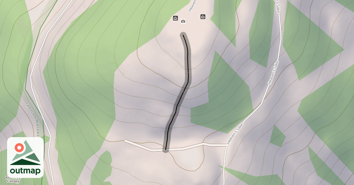 Map of Peak Cliffs