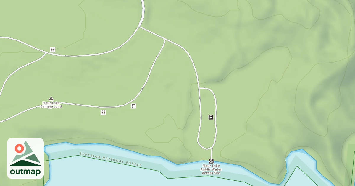 Map of FLOUR LAKE BOAT ACCESS