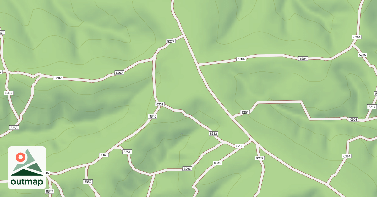 Map of USFS Motor Vehicle Use Map Trails 19980