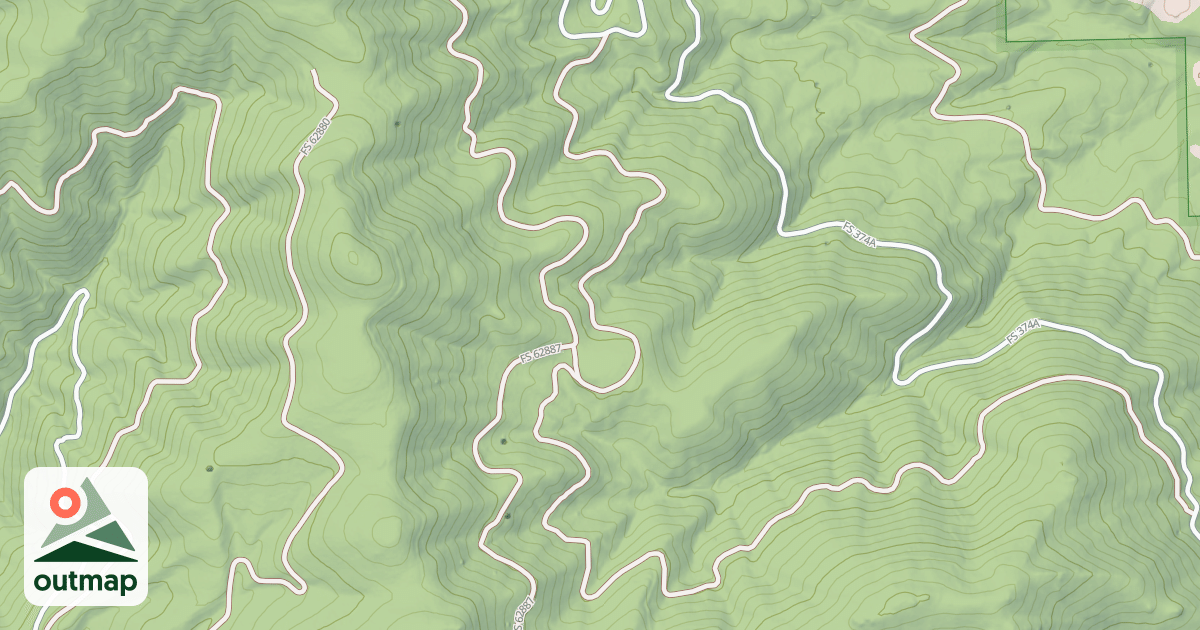 Map of (FDR) BURNT RIDGE
