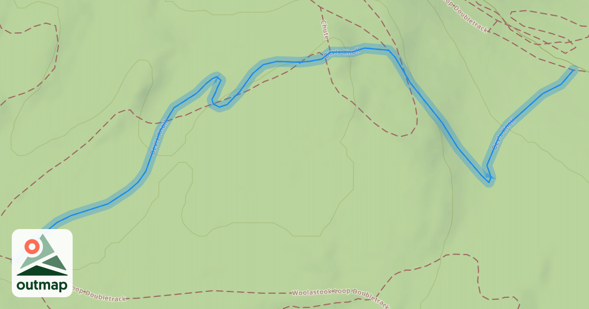 Map of Bev's Knoll