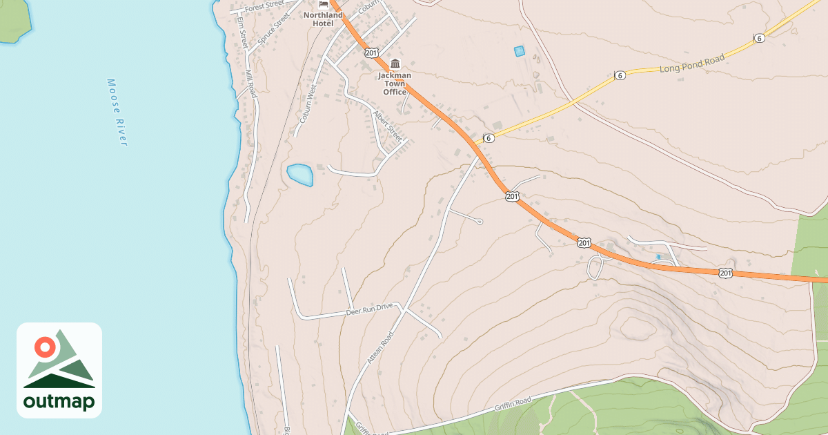 Map of Maine Statewide ATV Trails 29