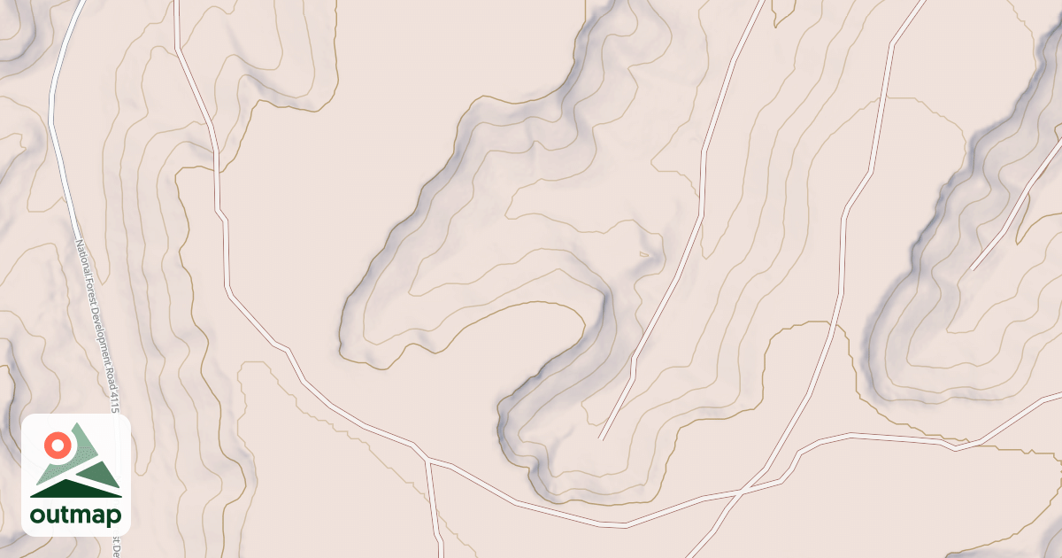 Map of USFS National Forest System Roads {0A06C1B3-FBDC-4081-B232-ED7439978F3D}