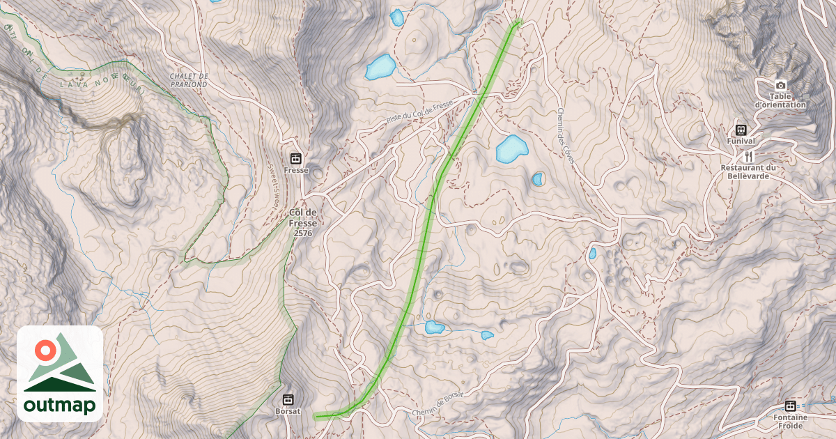Map of Borsat