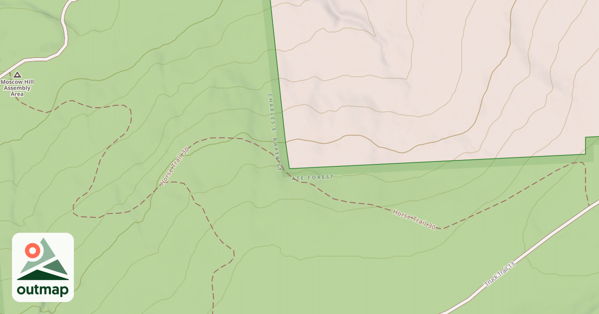 Map of Horse Trail 30