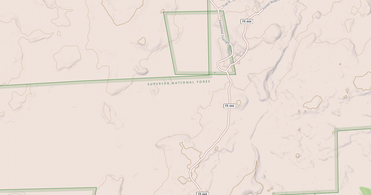 Map preview of Kawishiwi Triangle Moose