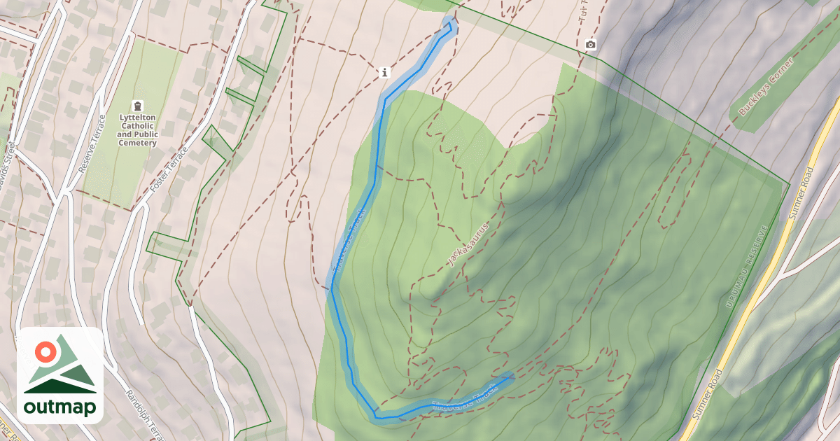 Map of Traverse Track
