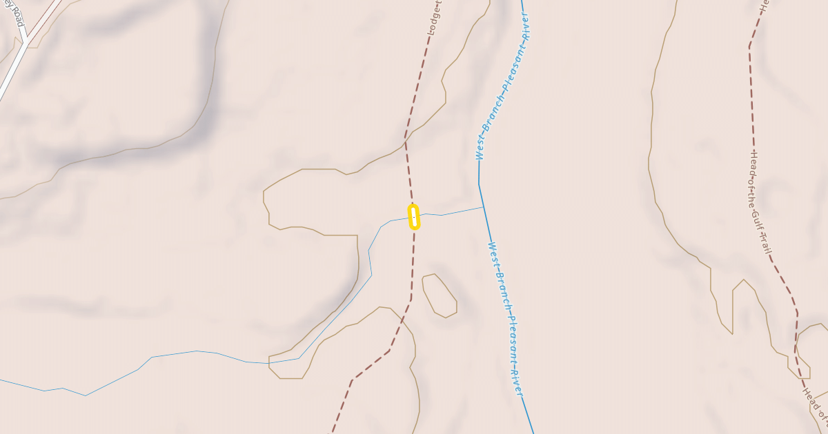 Map preview of Lodge to Lodge Trail