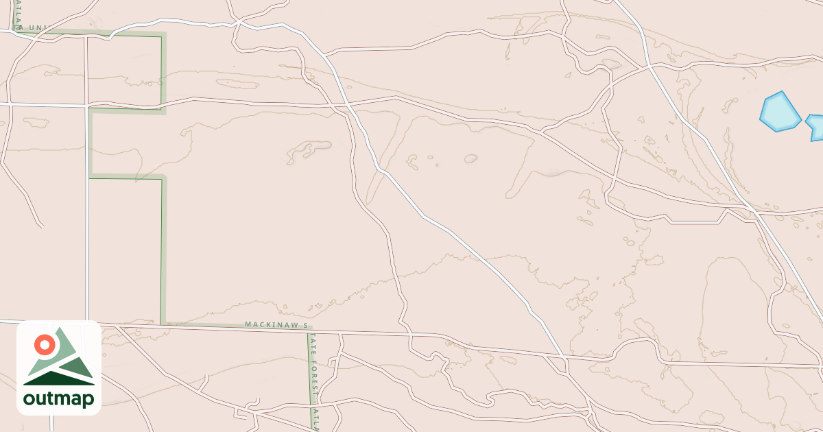 Map of Black Lake Trail