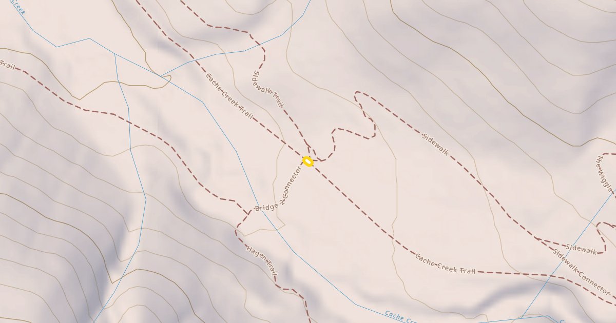 Map preview of Cache Creek Drive