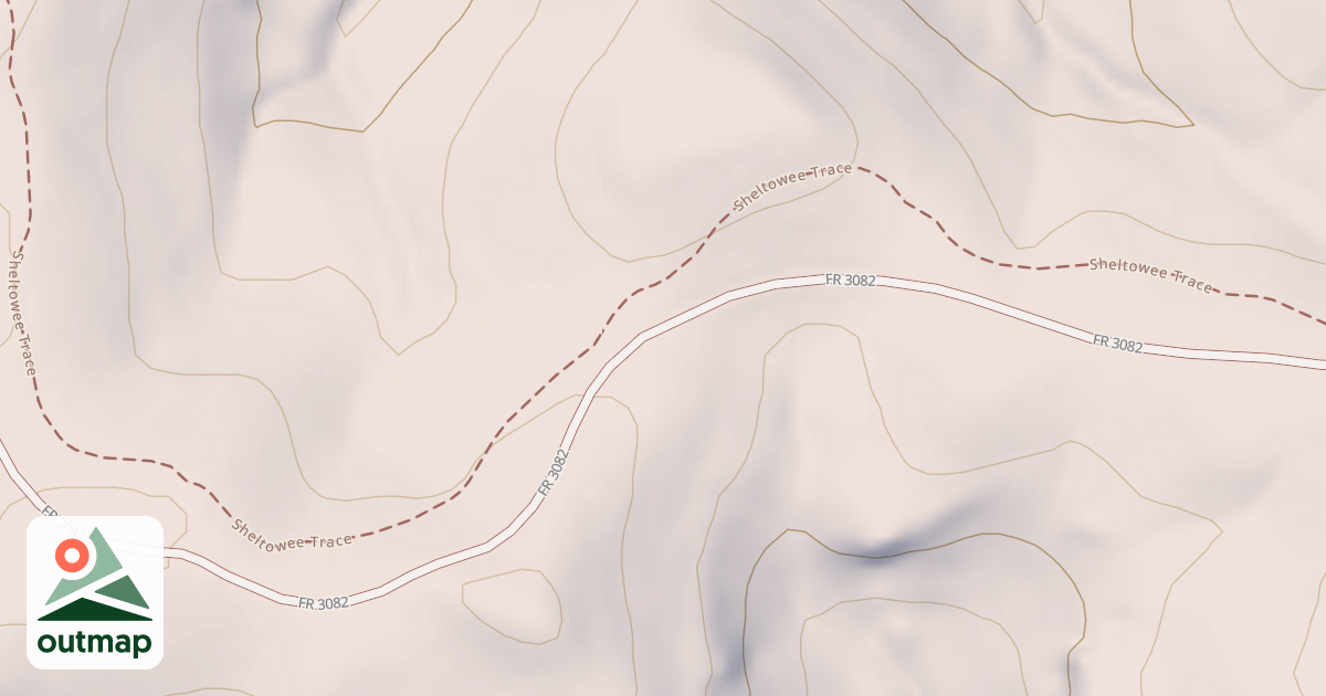 Map of Sheltowee Trace