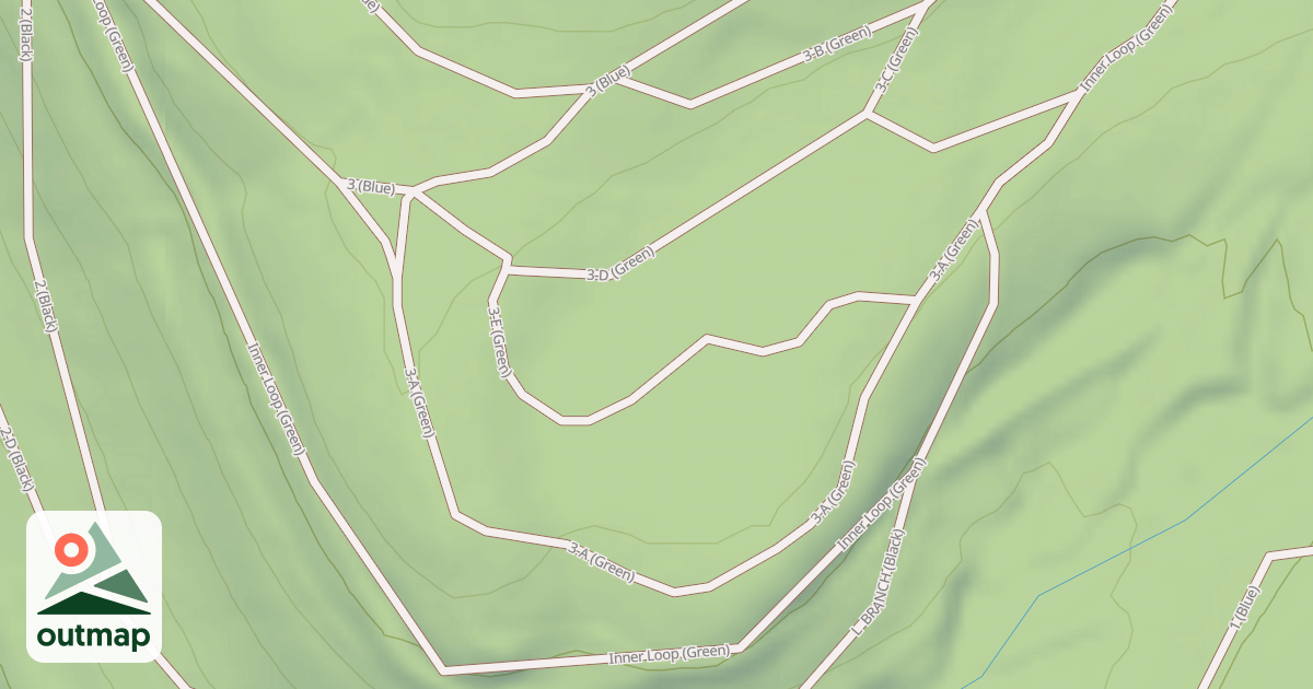 Map of Rock Run ATV Trails