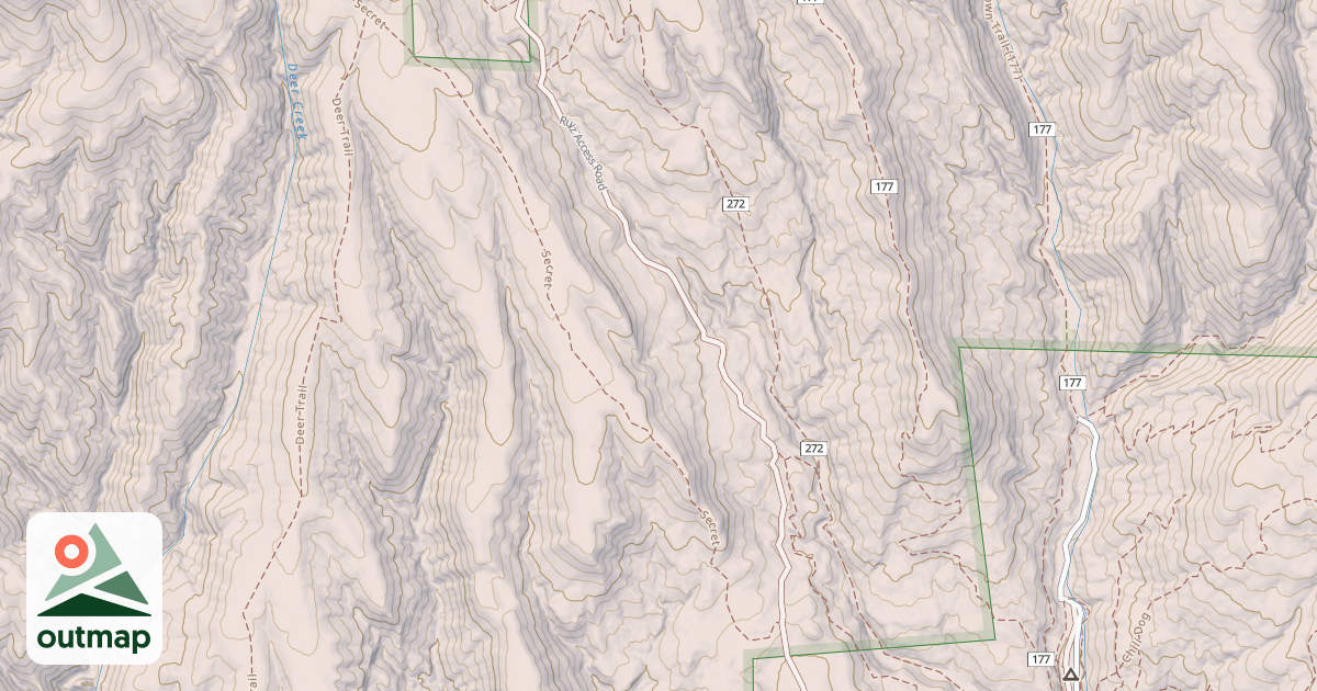 Map of DEER CANYON
