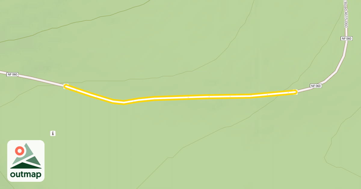 Map of Forest Road 4615-060
