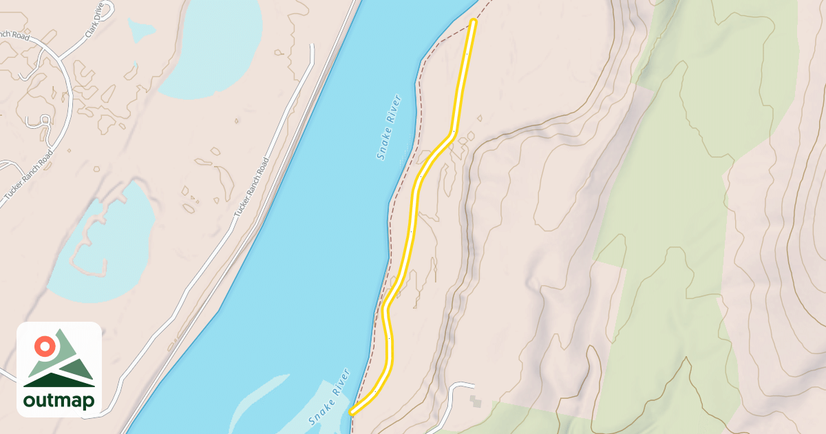 Map of Emily’s Pond Levee–Snake River Dike NE