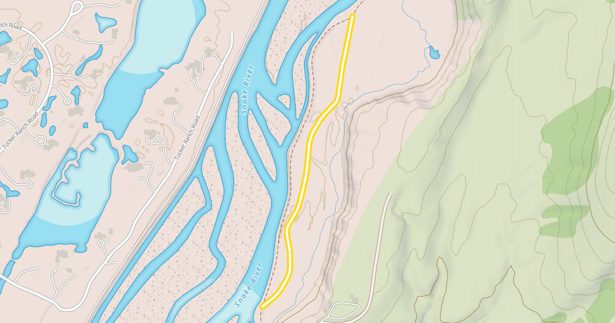 Map preview of Emily’s Pond Levee–Snake River Dike NE