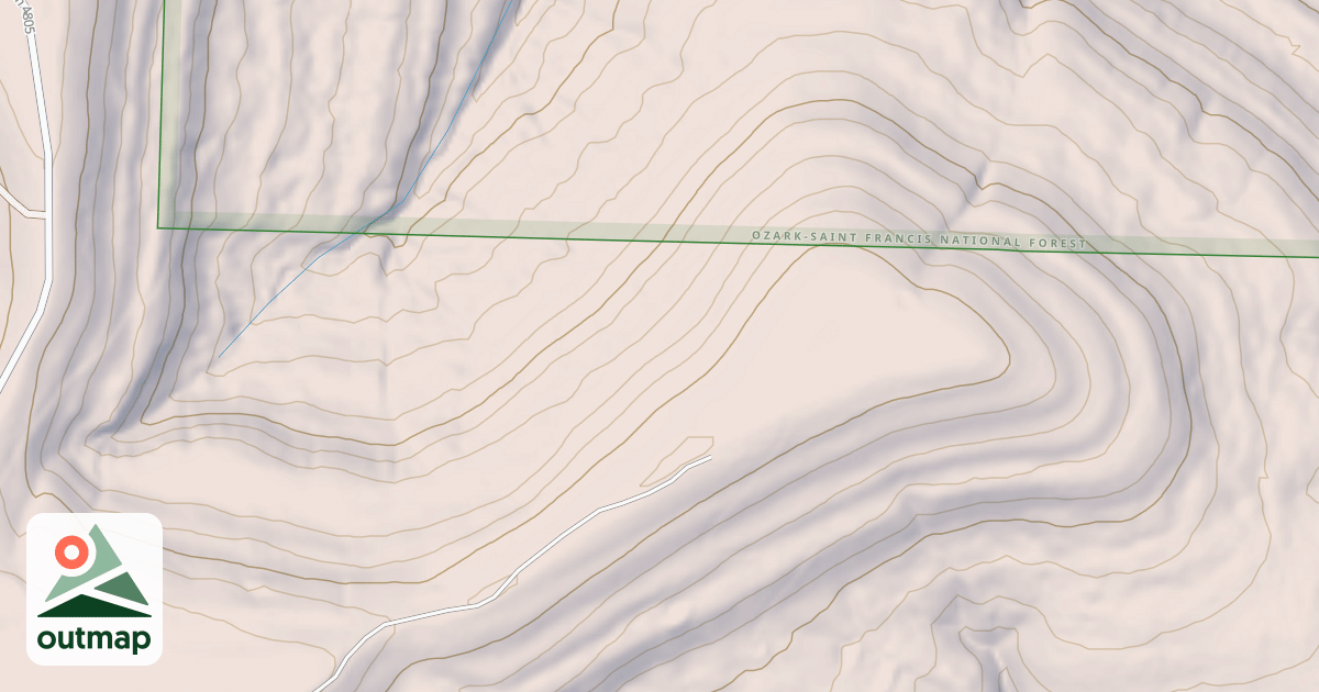 Map of USFS Motor Vehicle Use Map Roads {D5EF9AFA-A2F6-45B9-AAE6-B6D9E0603C22}