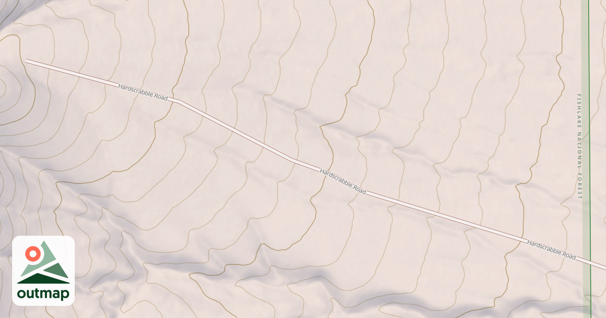 Map of HARDSCRABBLE