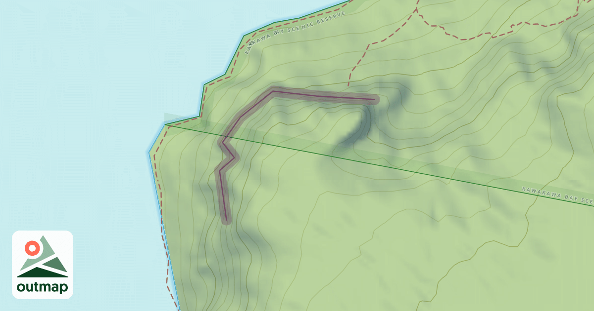 Map of Lower Bluff