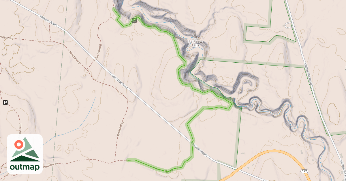 Map of Inman Glide