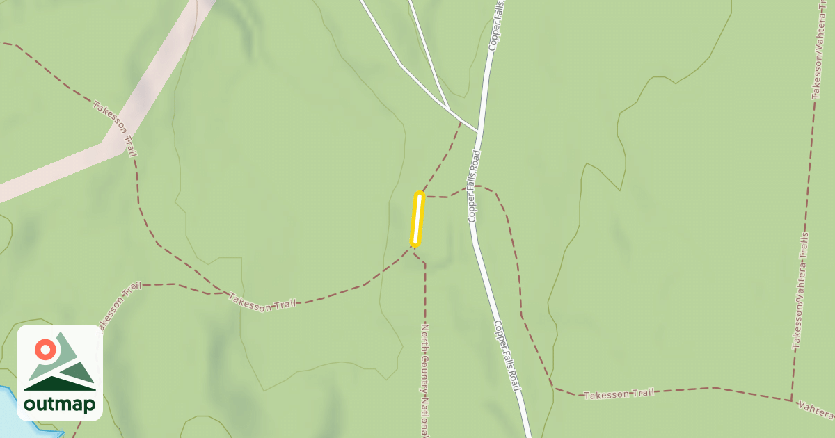 Map of North Country National Scenic Trail