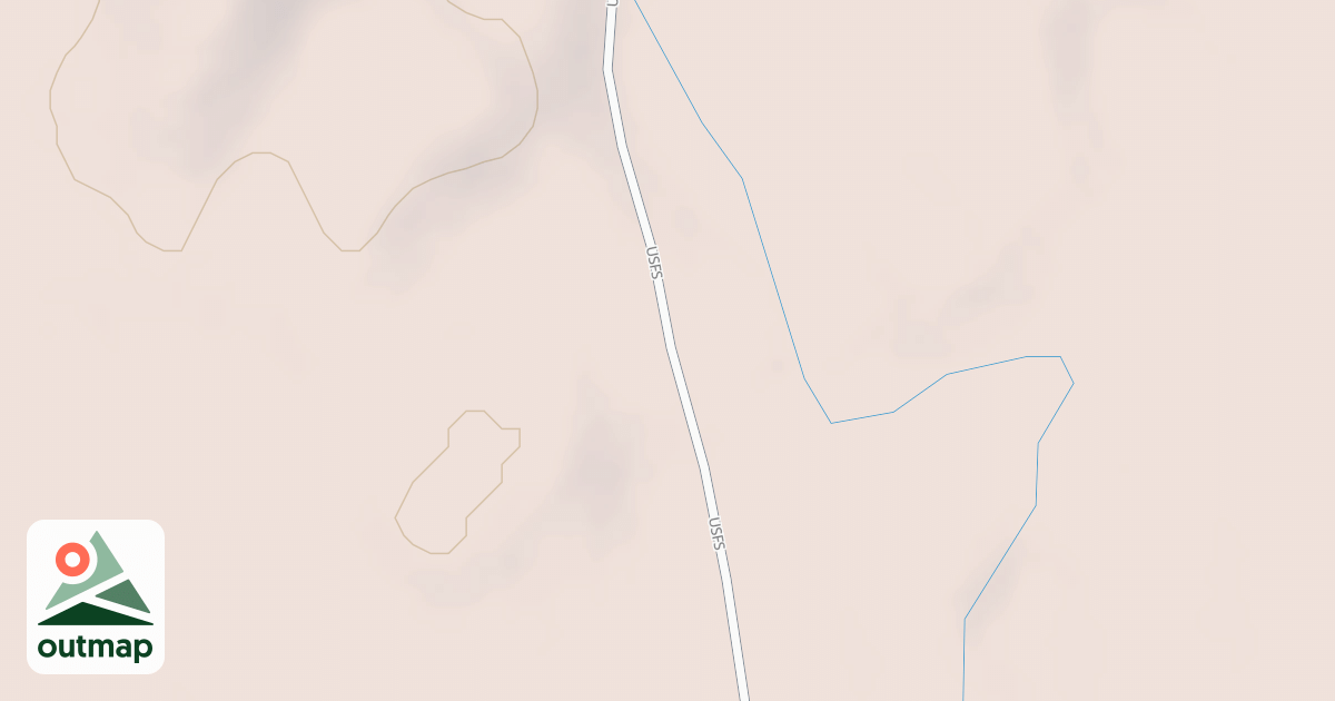 Map of Twin Lakes Road