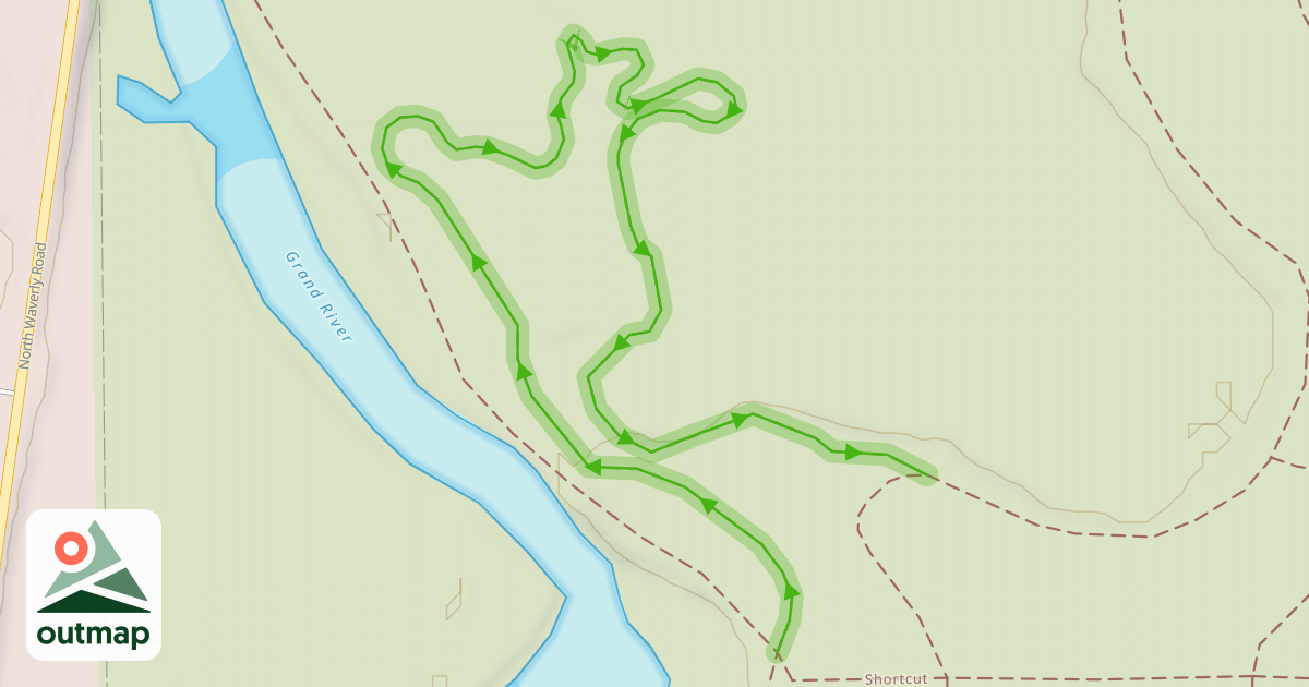 Map of MTB Trail