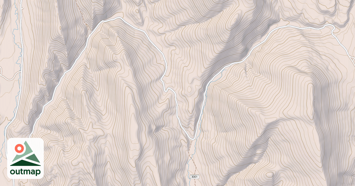Map of BJORKMAN HOLLOW