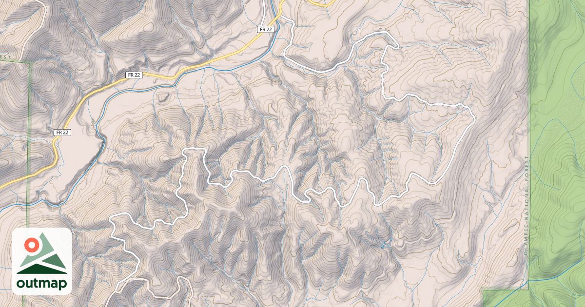 Map of COUGAR MOUNTAIN