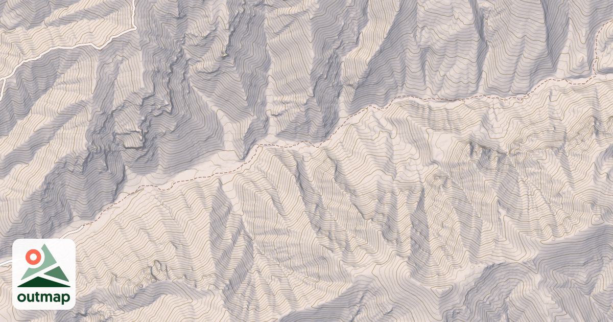 Map of BLACKS CANYON