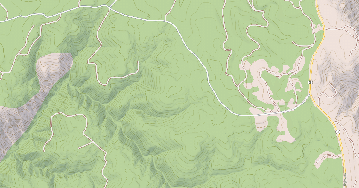 Map preview of N429D COYOTE BRANCH