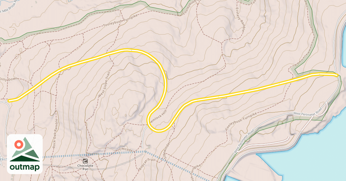 Map of Reservoir Road