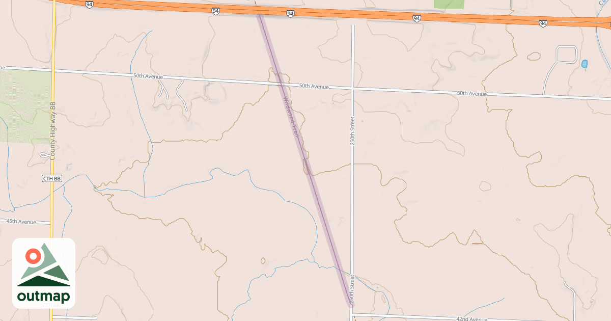Map of Wildwood Trail