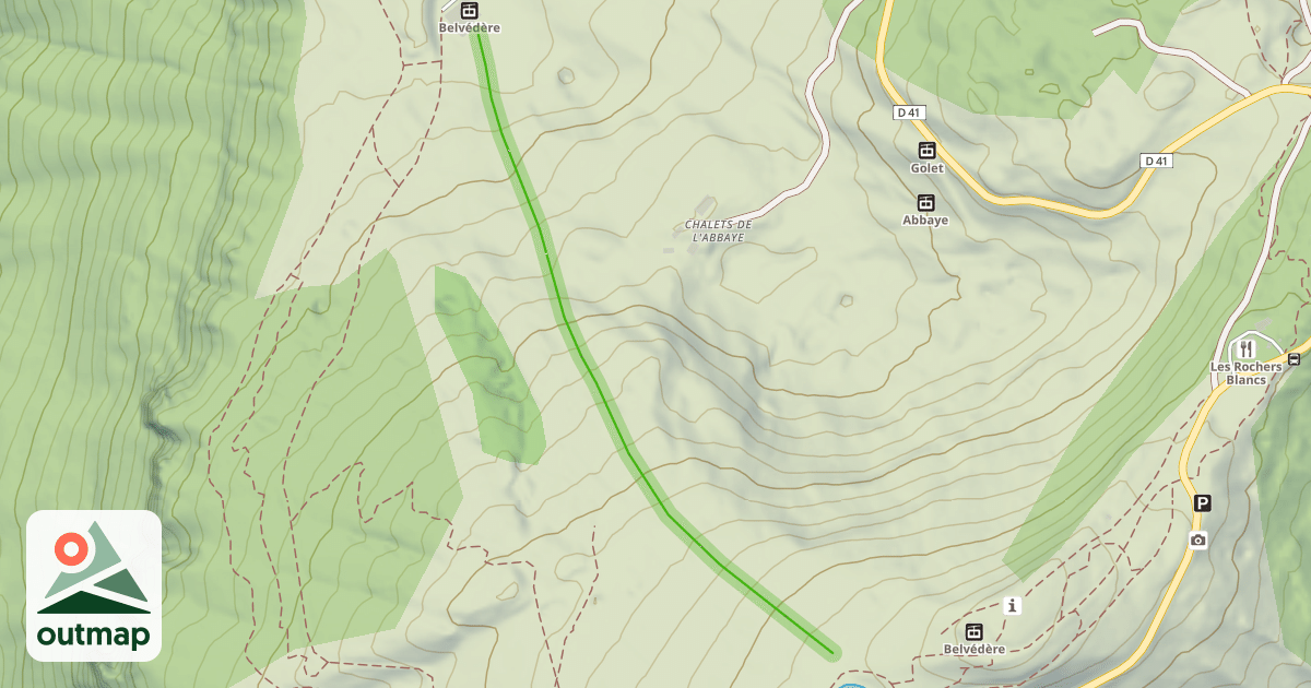 Map of Belvédère