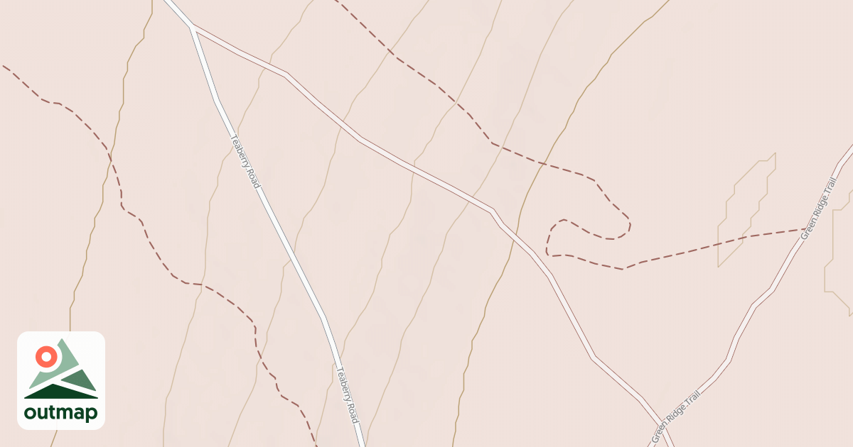 Map of Michaux State Forest – Snowmobile Trail System (Southern)