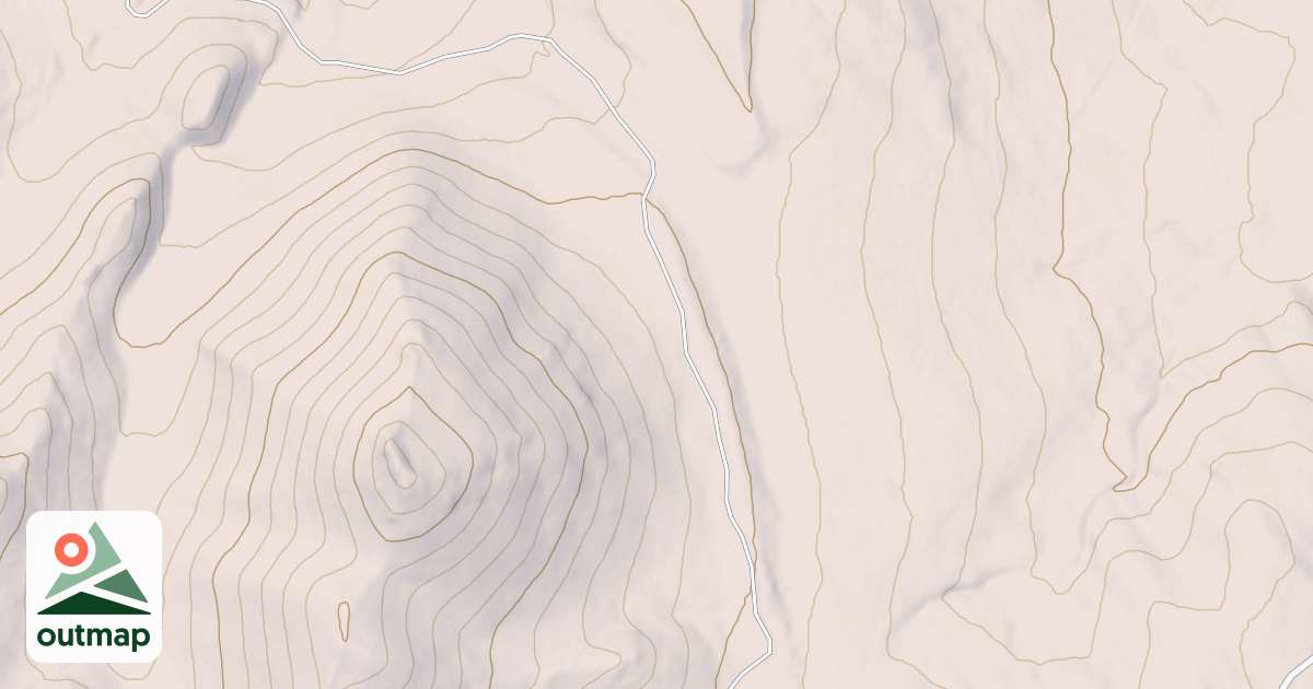 Map of CUSTER PEAK BR 1G