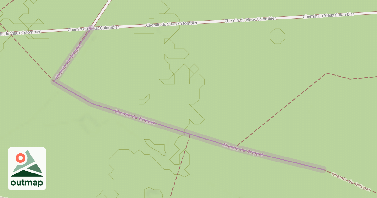 Map of Chemin du Grippet