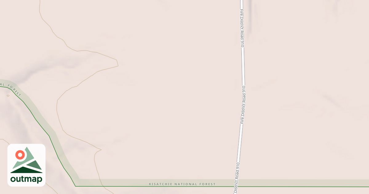 Map of USFS National Forest System Roads {CFC34644-6AEB-4B10-9462-AC026444356F}