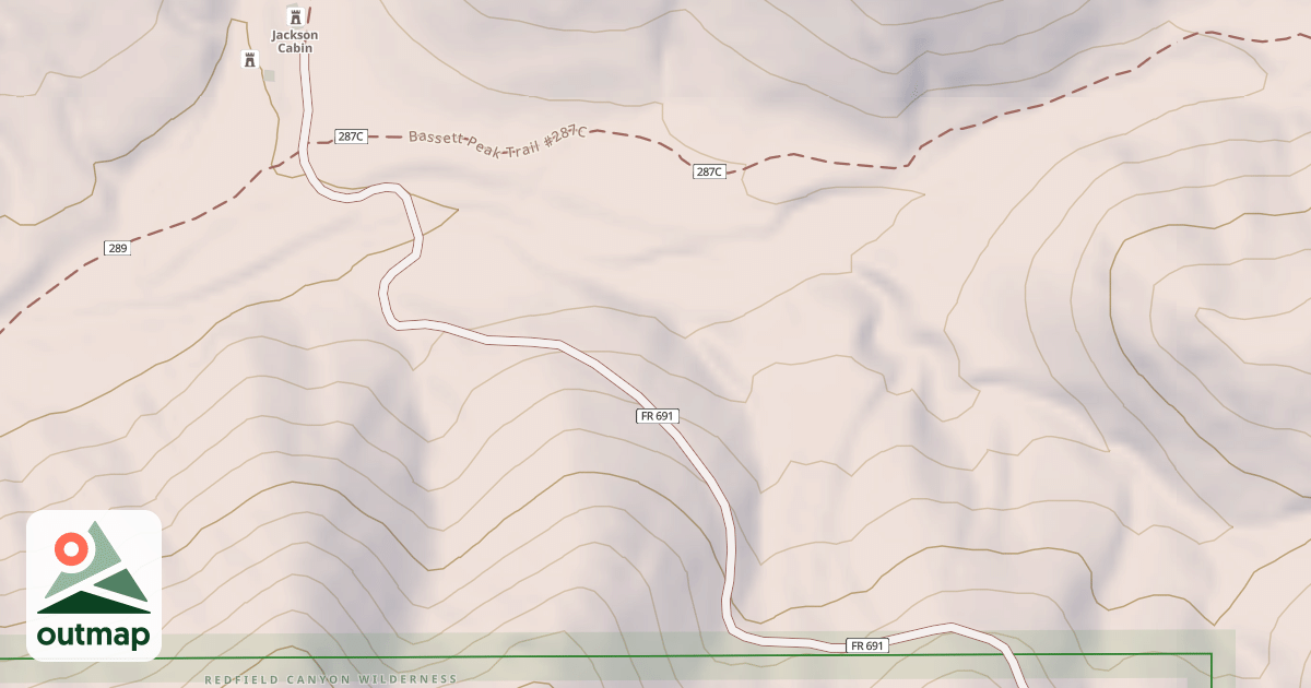 Map of JACKSON CABIN