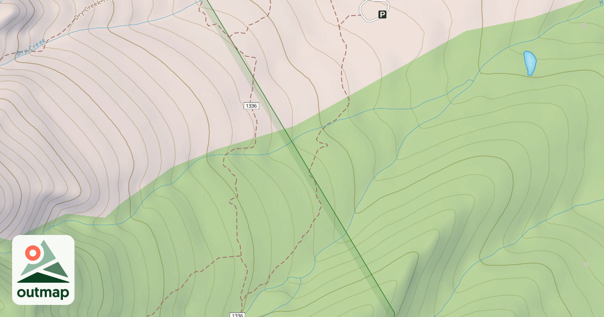 Map of HORN CREEK