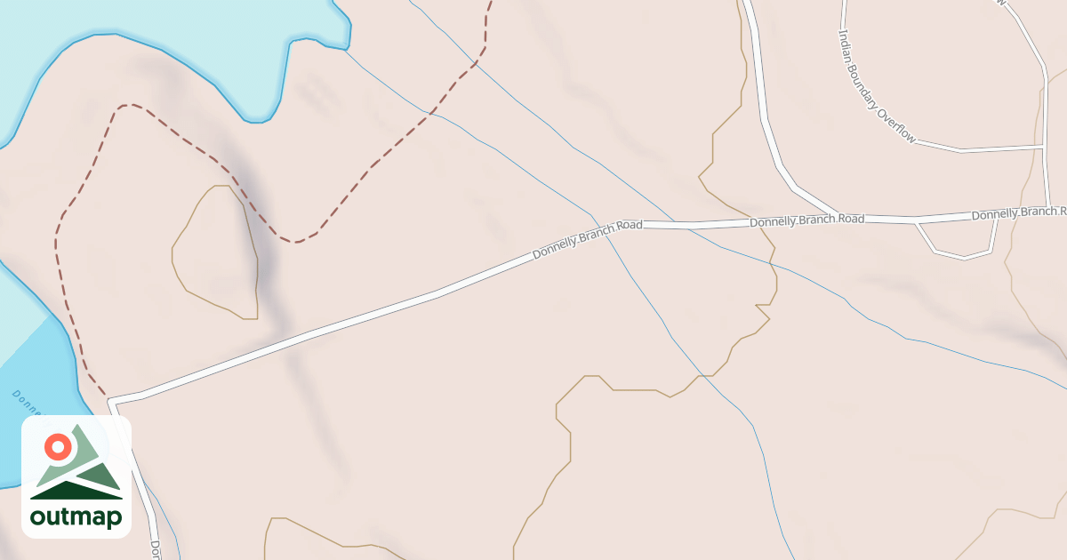 Map of INDIAN BDY DAY USE SOUTH