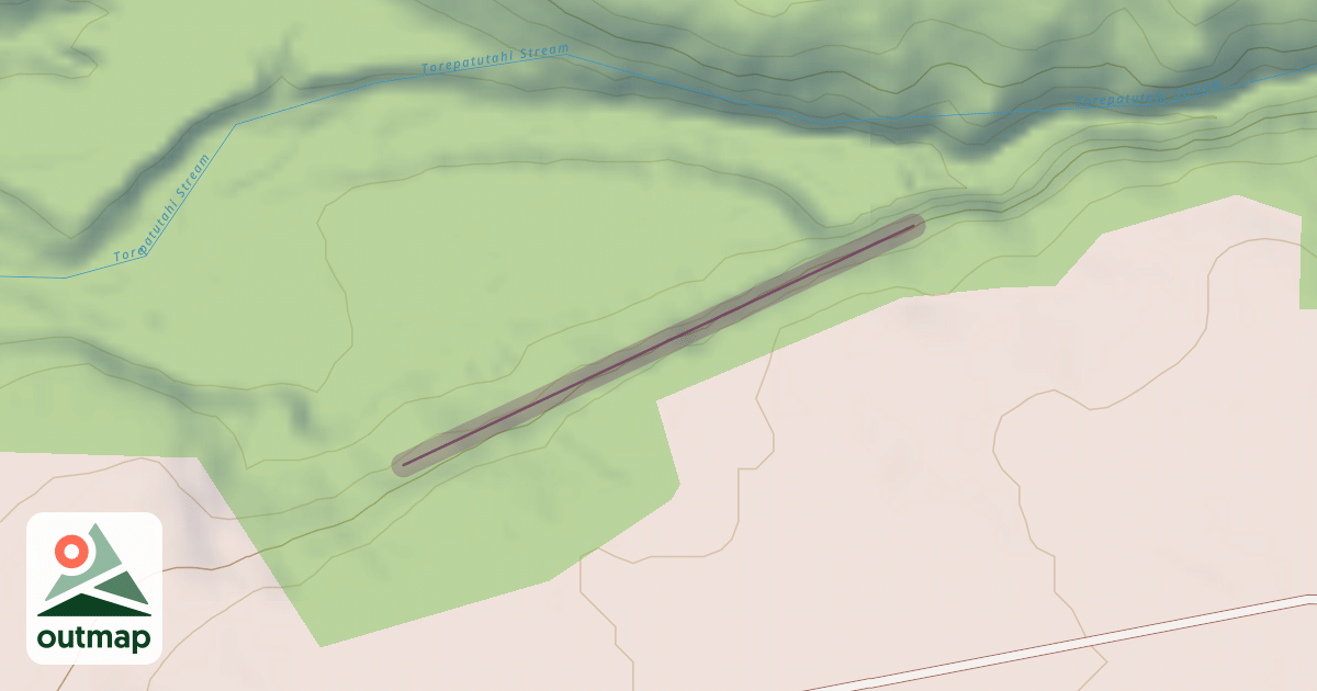 Map of Christmas Crag