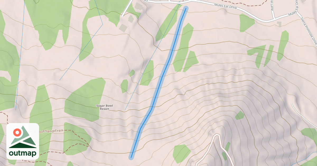 Map of Lonesome Pine