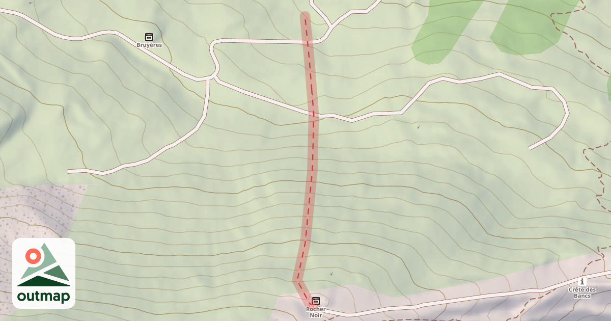 Map of Rocher Noir