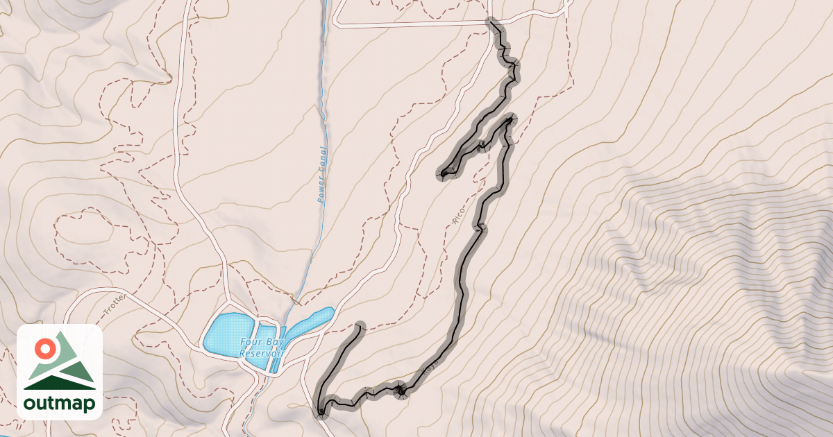 Map of Kaya Trail