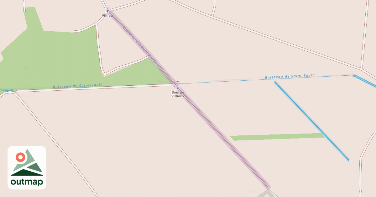 Map of Chemin de la Chapelle de Villieu
