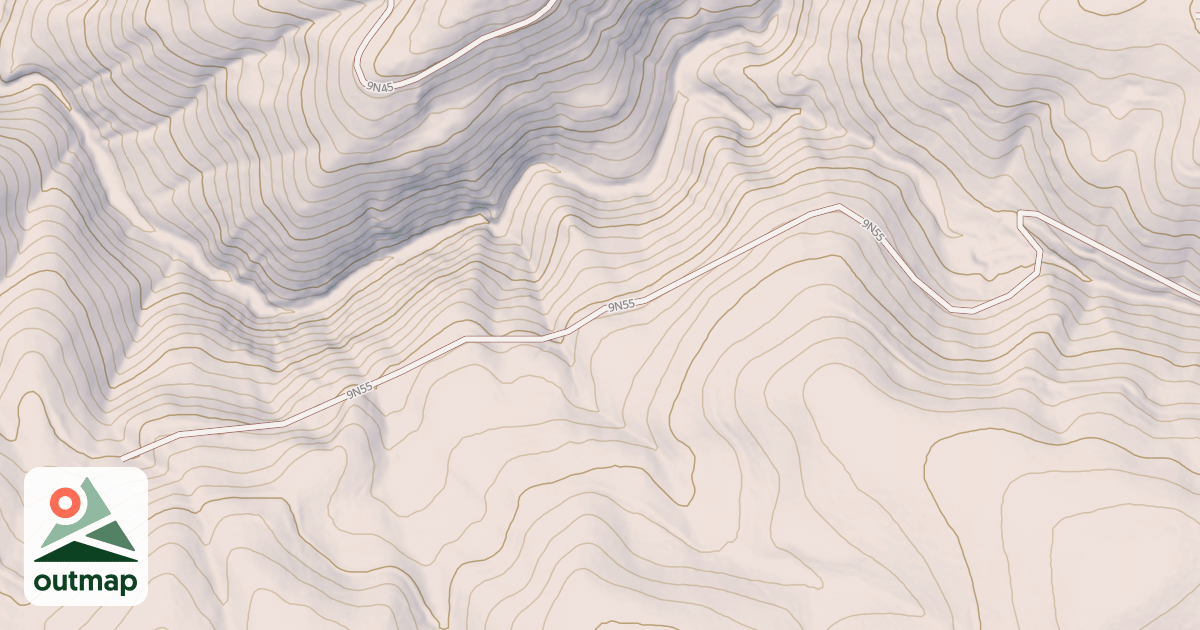 Map of Big Mtn. Loop