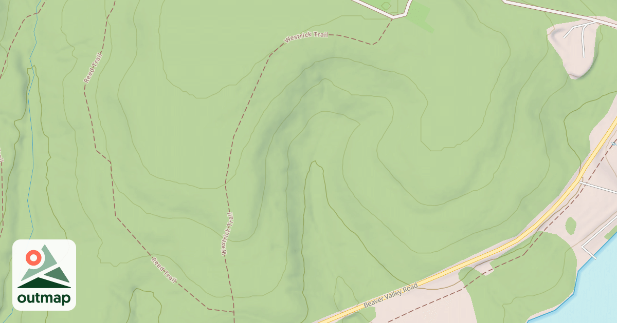 Map of Prince Gallitzin State Park Trails