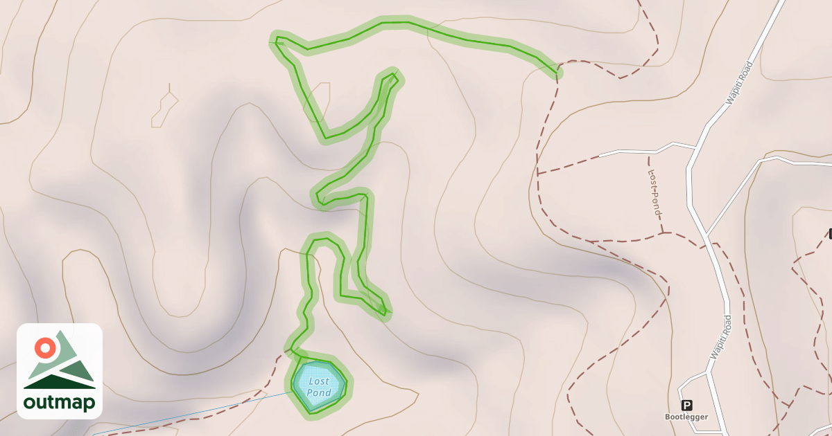 Map of Lost Pond