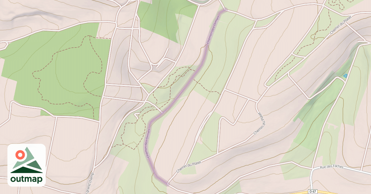 Map of Chemin des Ormes